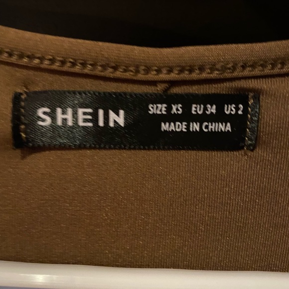 Tied cutout front ruffle dress - coffee brown - Picture 4 of 7